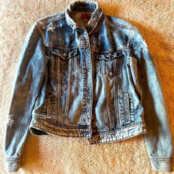 American Eagle oversized jean jacket - Picture 7 of 11